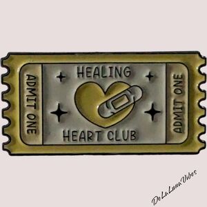 3/$12 "Healing Hearts Club" Enamel Pin.